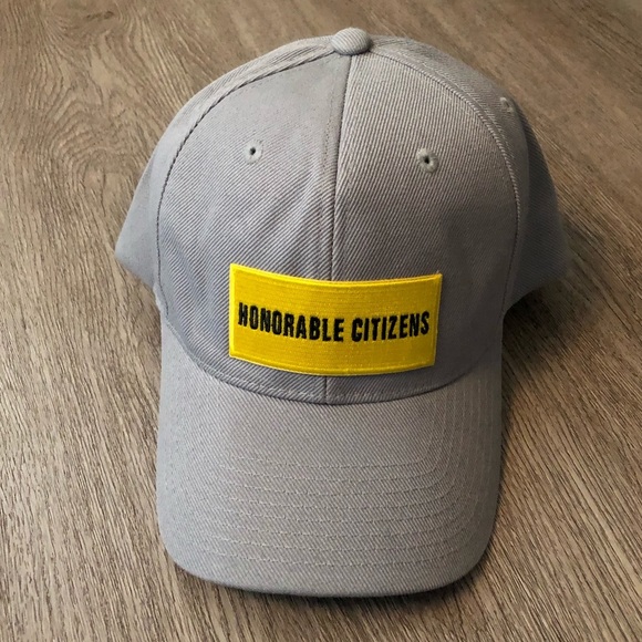 NEW honorable citizens gray adjustable baseball hat cap - Picture 3 of 10